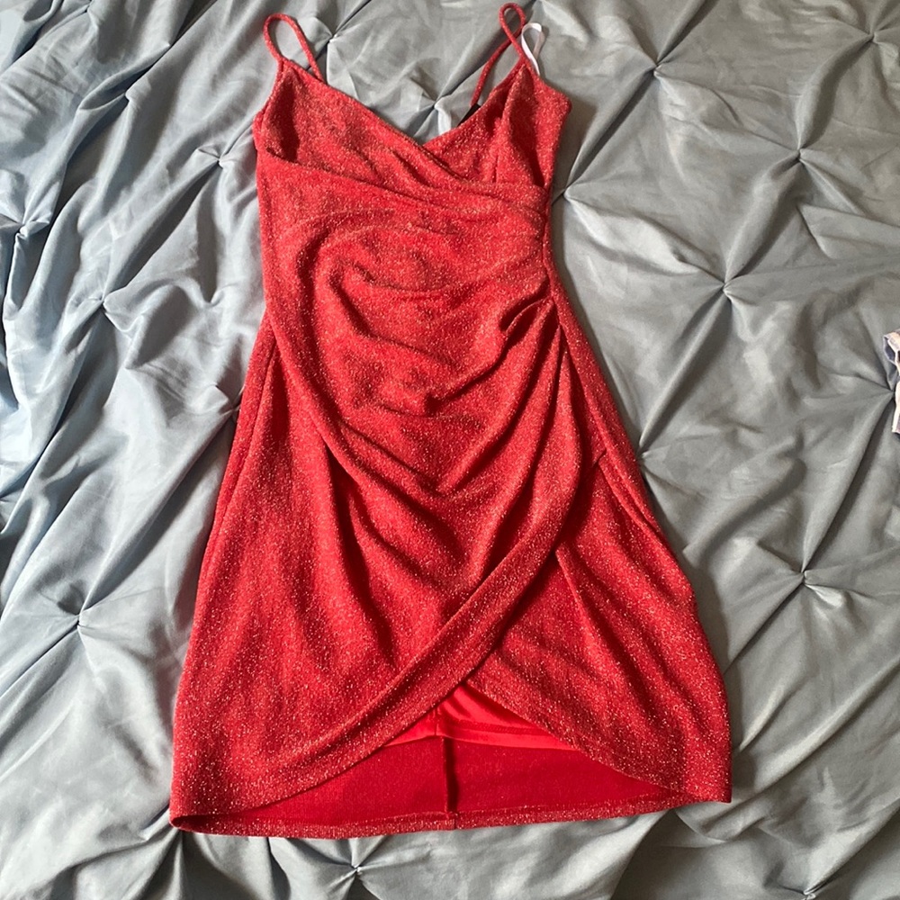 San Fransico red midi dress